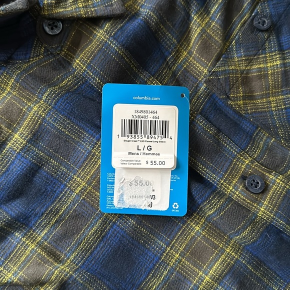 Columbia Long Sleeve Flannel Button Down - Picture 4 of 6